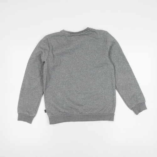 Puma Boys Grey Crew Neck Sweatshirt 11-12Y Pullover