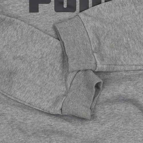 Puma Boys Grey Crew Neck Sweatshirt 11-12Y Pullover