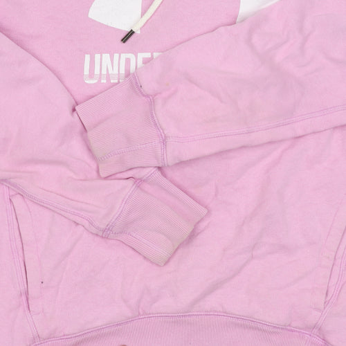 Under Armour Women's Pink Pullover Hoodie, S