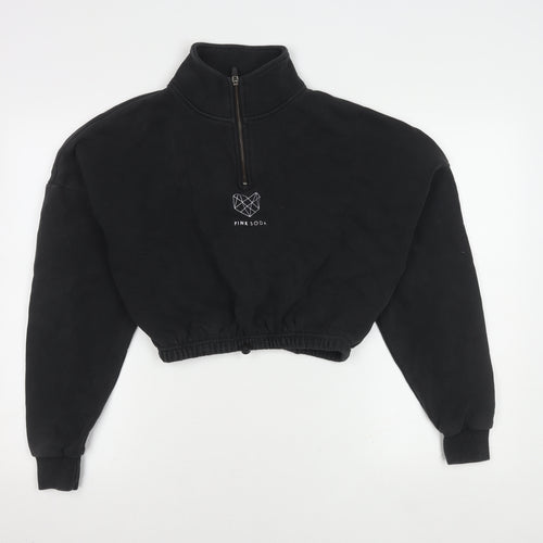 Pink Soda Women's Black 2XS Sweatshirt