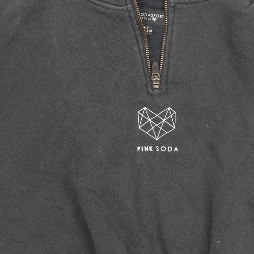Pink Soda Women's Black 2XS Sweatshirt