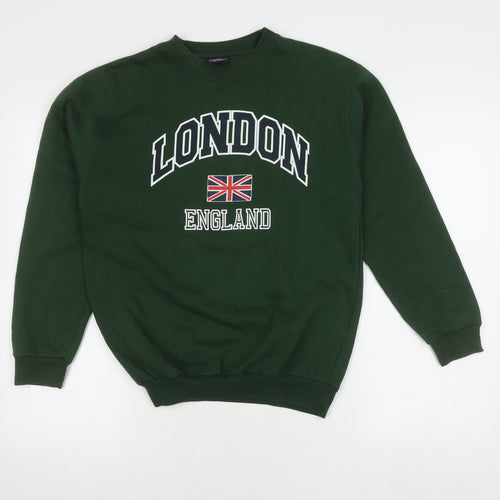 Stars & Stripes Boys Green London Jumper Size 12-13