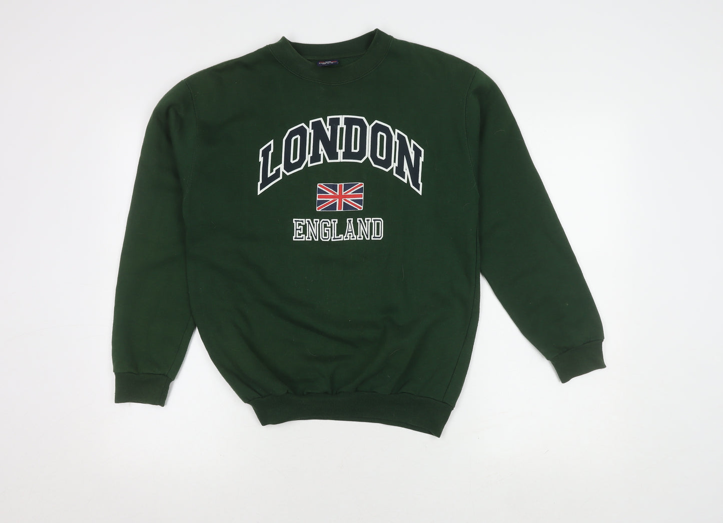 Stars & Stripes Boys Green London Jumper Size 12-13