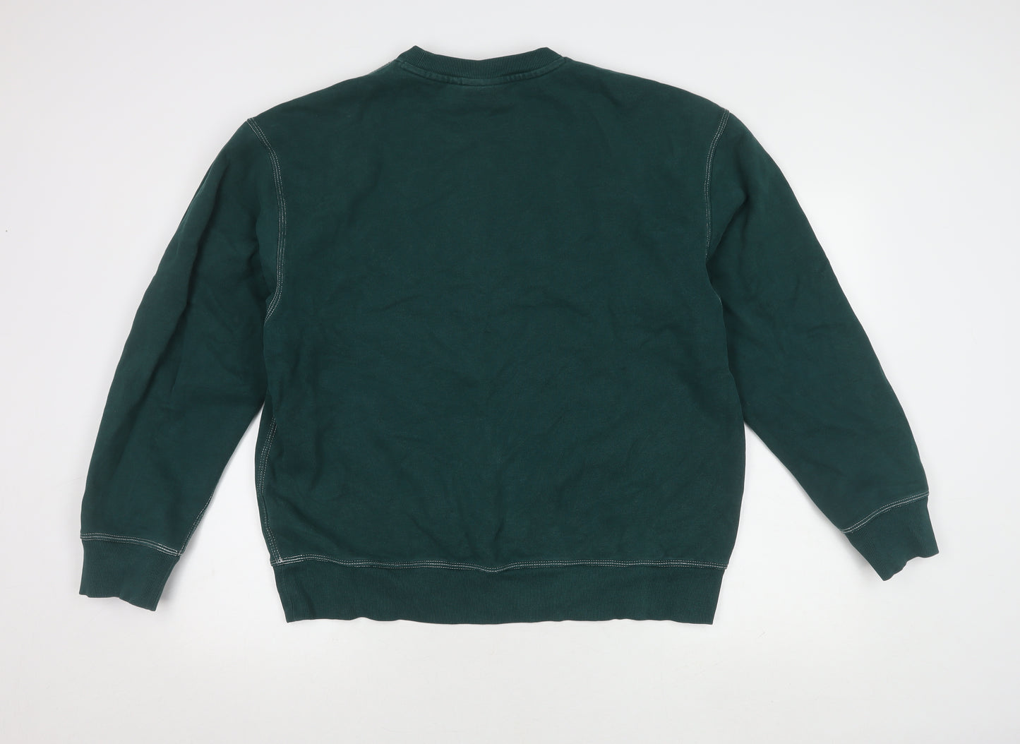 Carhartt Men's Green Sweatshirt, Size L, Heavyweight