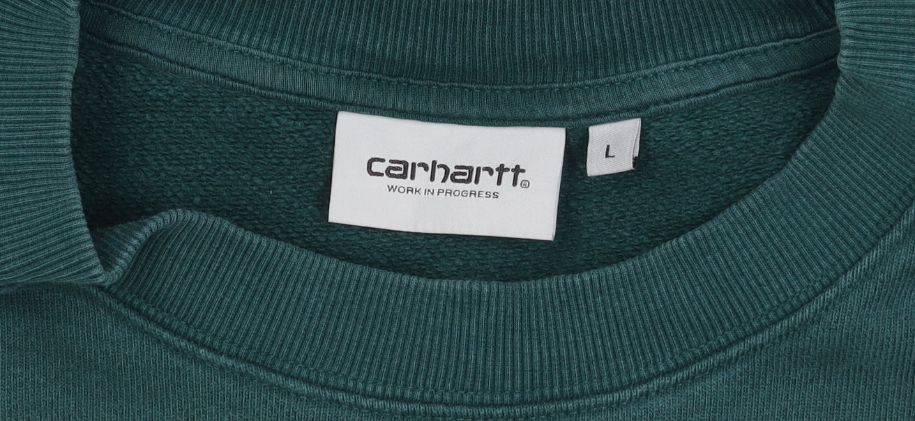 Carhartt Men's Green Sweatshirt, Size L, Heavyweight