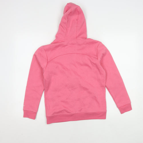 LA Gear Girls Pink Hooded Basic Jacket 13 Years