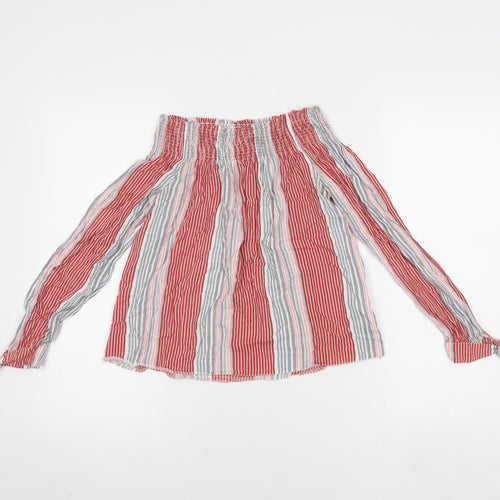 Nobody's Child Women's Striped Off Shoulder Top