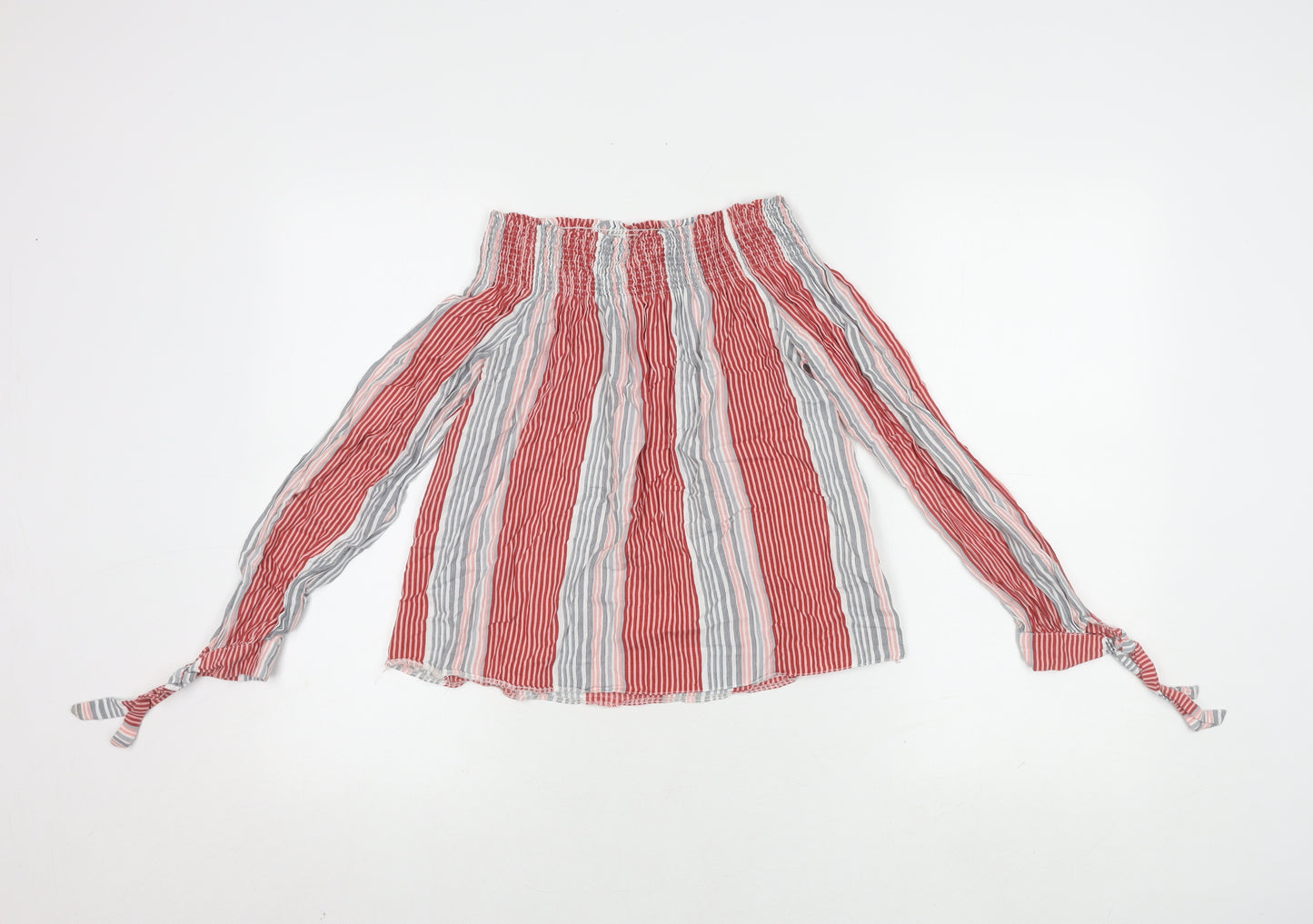 Nobody's Child Women's Striped Off Shoulder Top