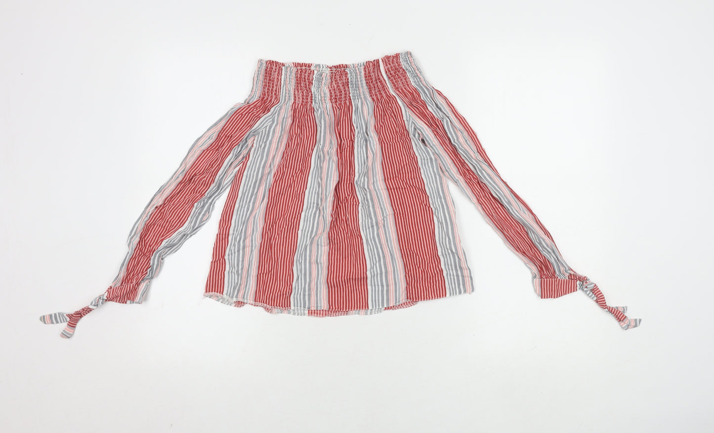 Nobody's Child Women's Striped Off Shoulder Top