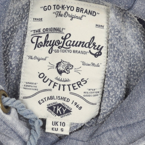 Tokyo Laundry Women's Blue Pullover Hoodie - Size 10