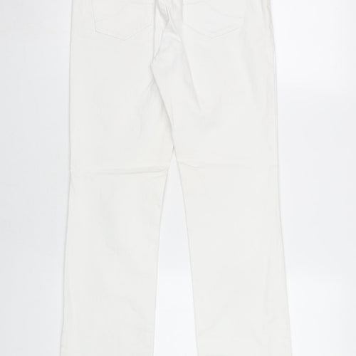 s.Oliver Women's White Straight Jeans Size 36