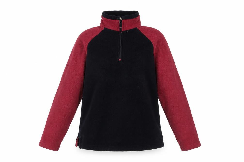 Front view of Peter Storm Women's Colourblock Zip Fleece Sweatshirt -, size 10