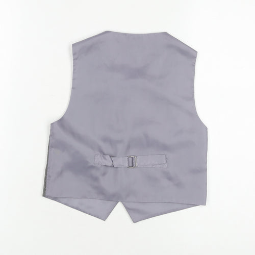 Thomas Nash Boys Grey Formal Waistcoat 5-6 Years Wedding Suit