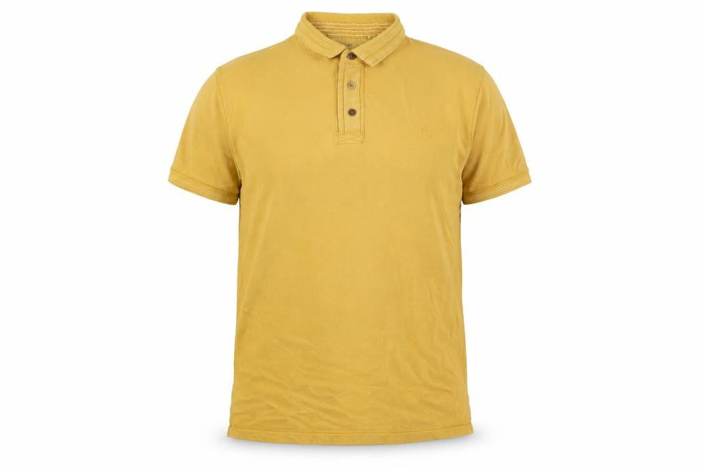 Mantaray Men's Yellow Polo Medium, Casual Cotton Shirt