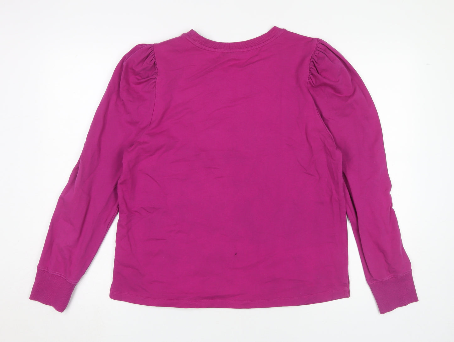 Hush Women's Pink Crew Neck Long Sleeve T-Shirt L