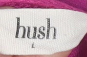 Hush Women's Pink Crew Neck Long Sleeve T-Shirt L