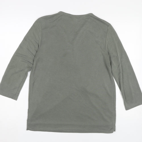 Long Tall Sally Women's Green Wrap Top - Size S