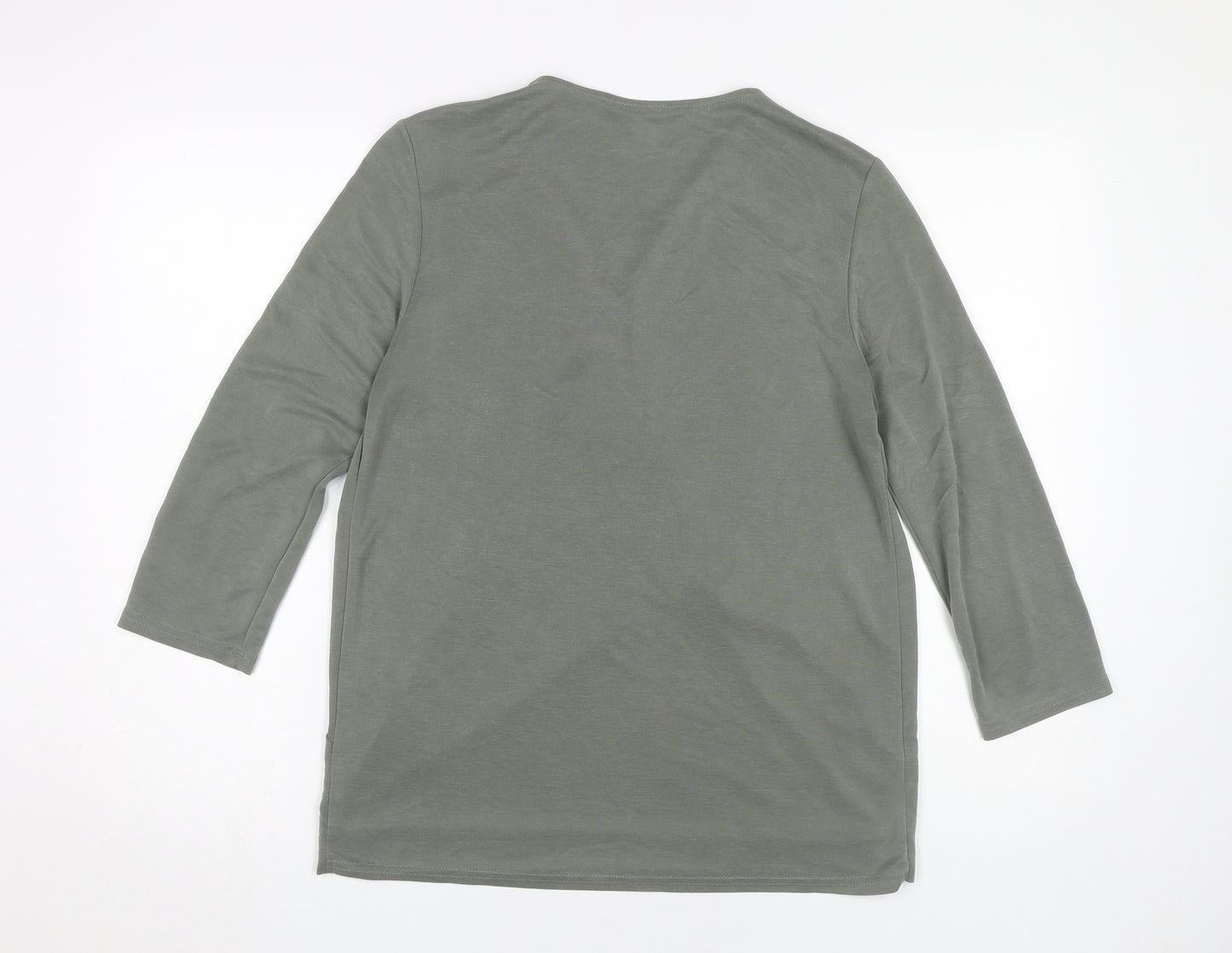 Long Tall Sally Women's Green Wrap Top - Size S