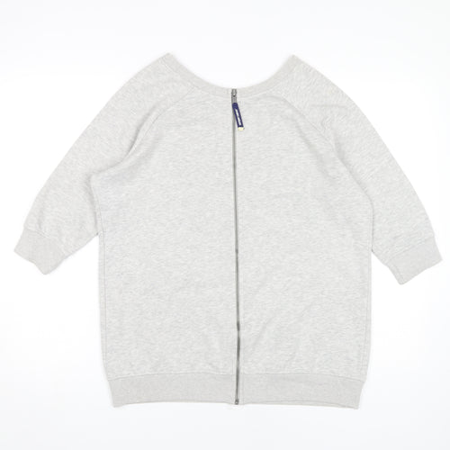 Superdry Women's Grey Sweatshirt Size S Full Zip