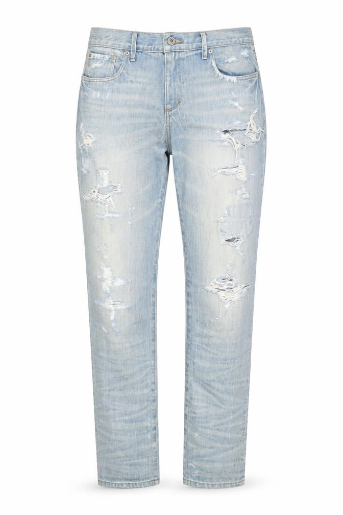 Abercrombie & Fitch Women's Blue Distressed Jeans