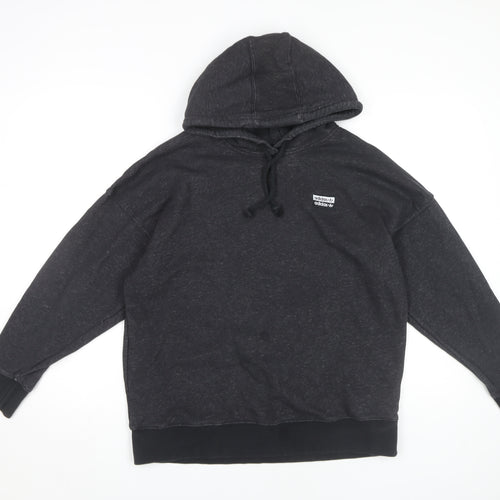 Adidas Black Unisex Pullover Hoodie Size 14
