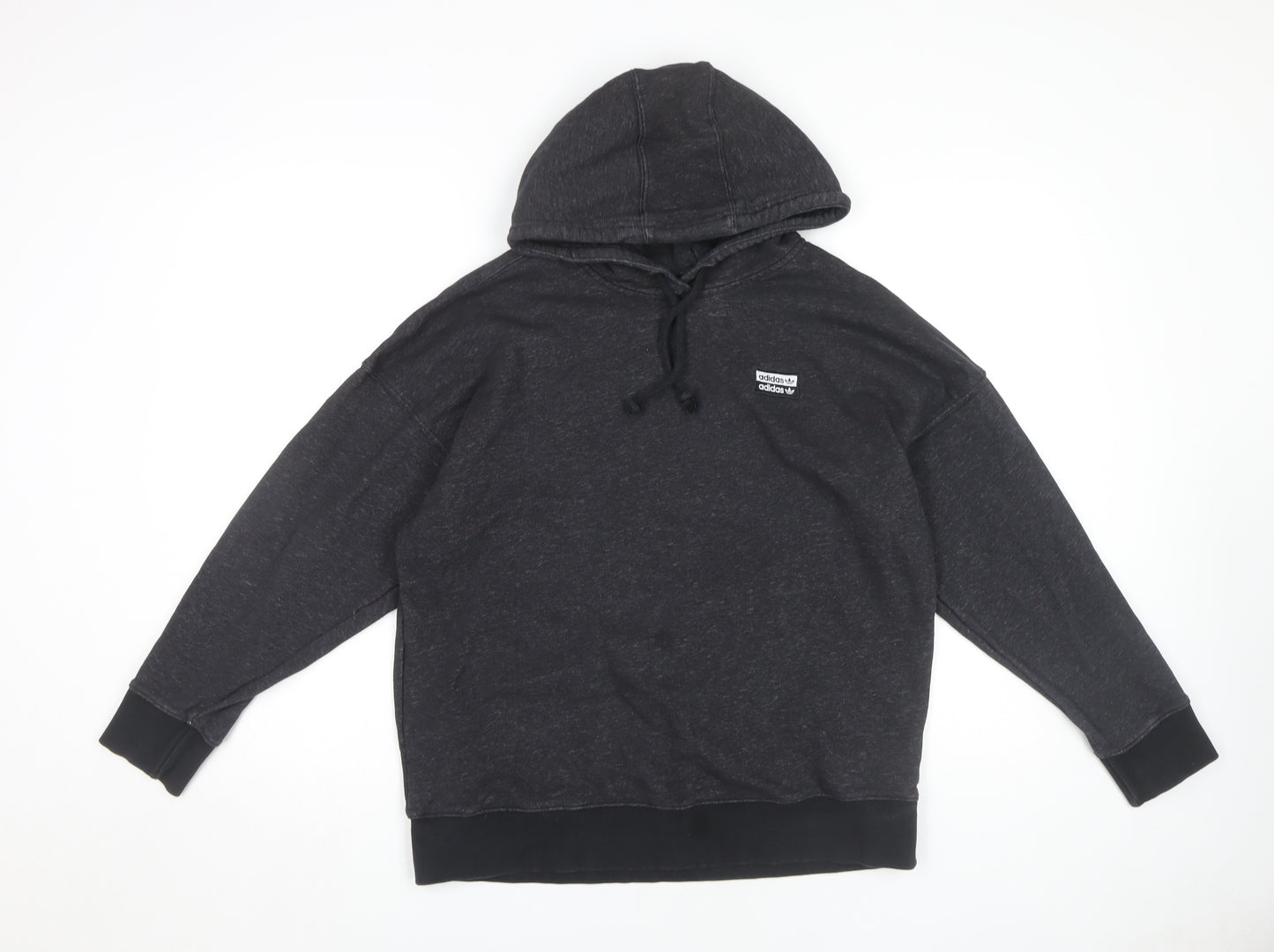 Adidas Black Unisex Pullover Hoodie Size 14