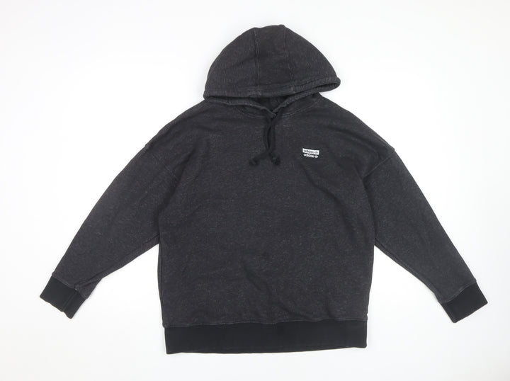 Adidas Black Unisex Pullover Hoodie Size 14