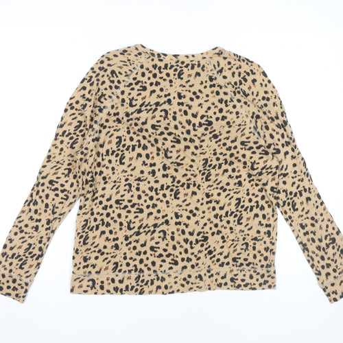 Banana Republic Women's Beige Animal Print T-Shirt M