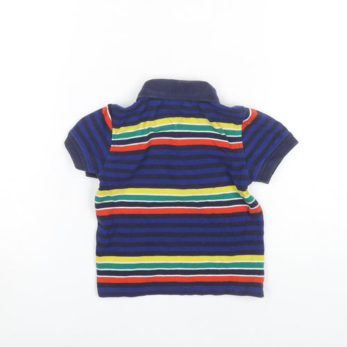 Tommy Hilfiger Boys Multicoloured Striped Polo Shirt 4 Years