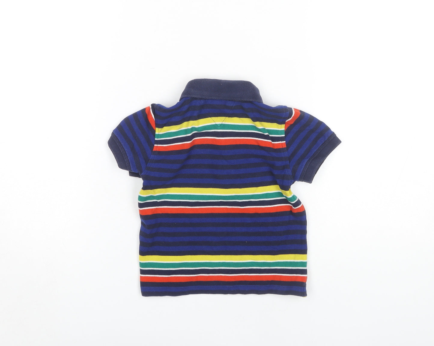 Tommy Hilfiger Boys Multicoloured Striped Polo Shirt 4 Years