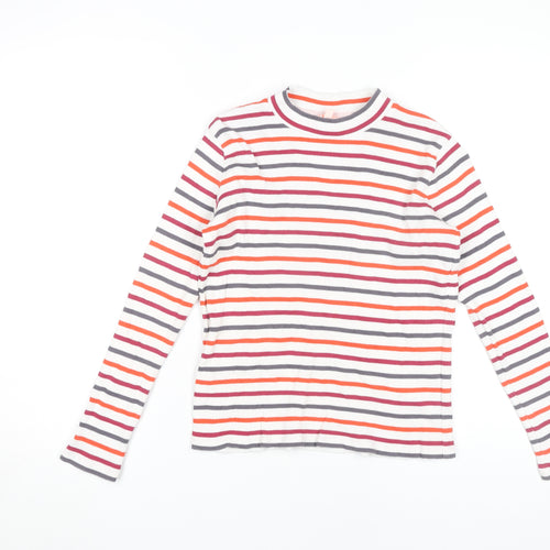 Jigsaw Junior Girls Multicoloured Striped Long Sleeve T-Shirt 12-13