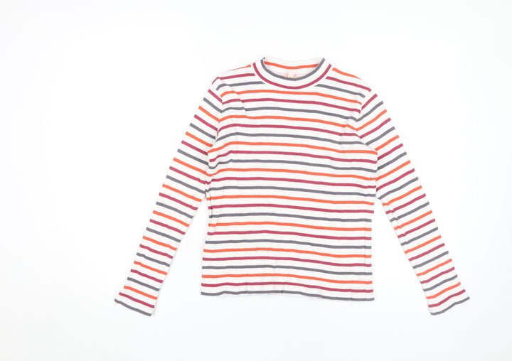 Jigsaw Junior Girls Multicoloured Striped Long Sleeve T-Shirt 12-13