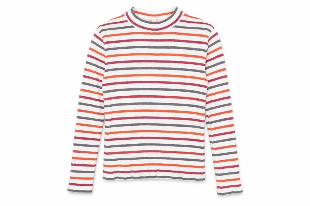 Jigsaw Junior Girls Multicoloured Striped Long Sleeve T-Shirt 12-13