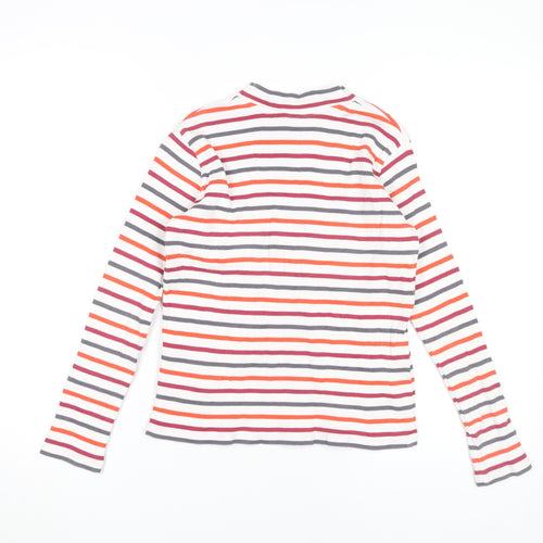 Jigsaw Junior Girls Multicoloured Striped Long Sleeve T-Shirt 12-13