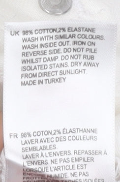 White Stuff Women's White Straight Jeans Size 10