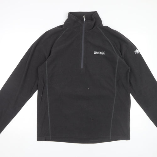 Regatta Unisex Black Fleece Zip Sweatshirt L