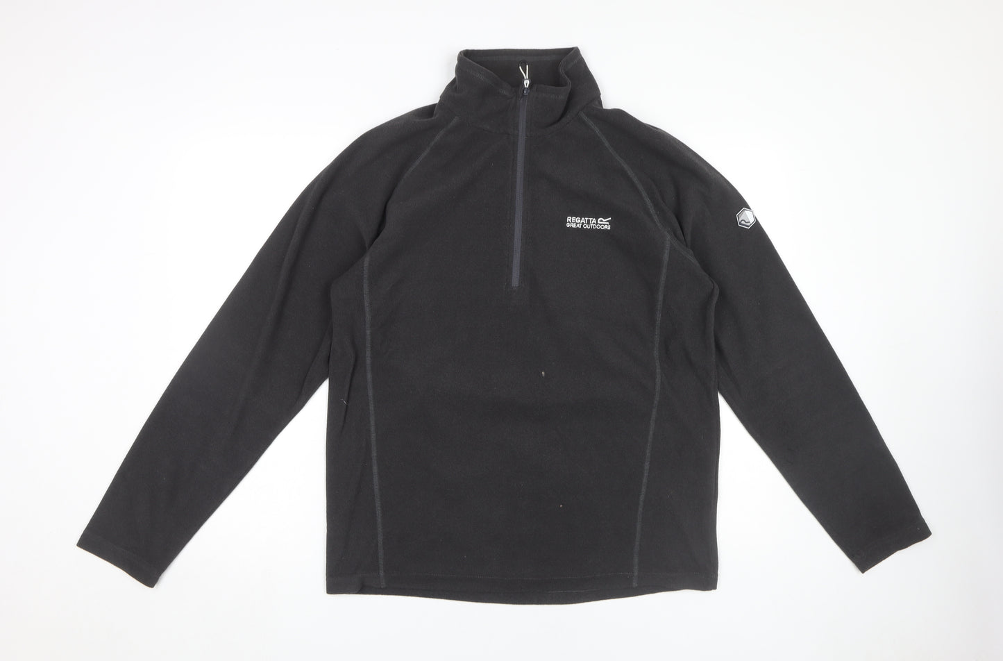 Regatta Unisex Black Fleece Zip Sweatshirt L