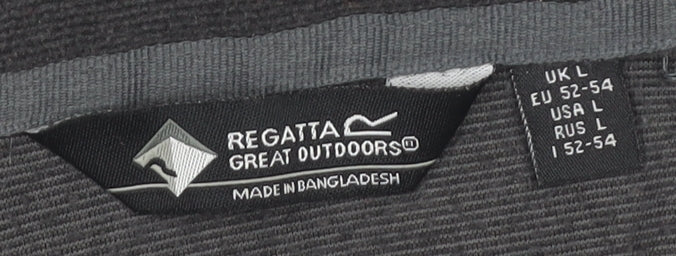 Regatta Unisex Black Fleece Zip Sweatshirt L