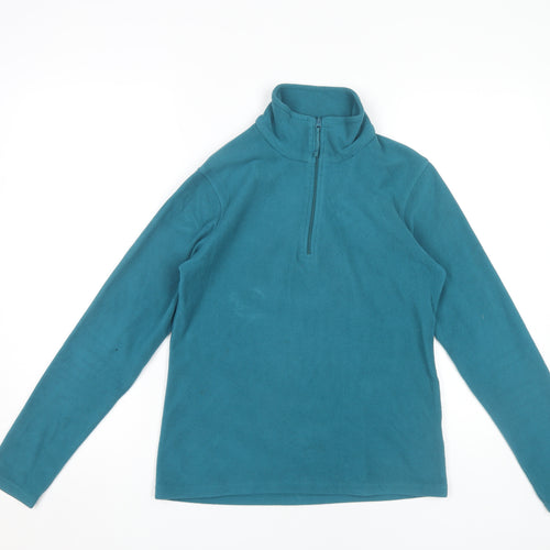 Mountain Warehouse Women's Blue Fleece Pullover Sweatshirt S