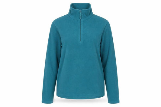 Front view of Mountain Warehouse Women's Blue Fleece Pullover Sweatshirt S