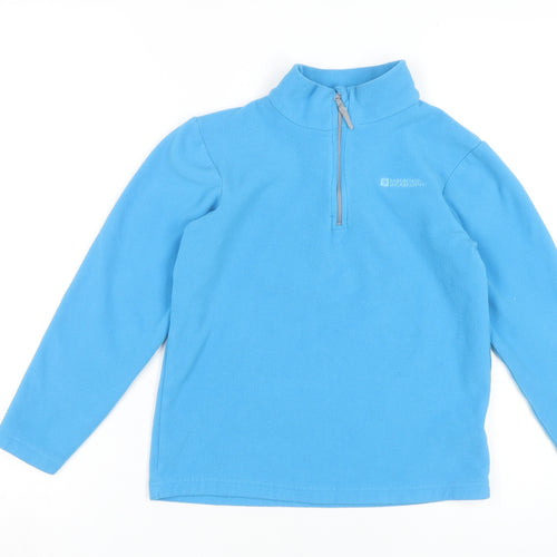 Mountain Warehouse Blue Boys Henley Sweatshirt - 11-12 Years