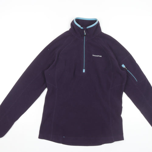 Craghoppers Women's Purple Polyester Sweatshirt Size 10