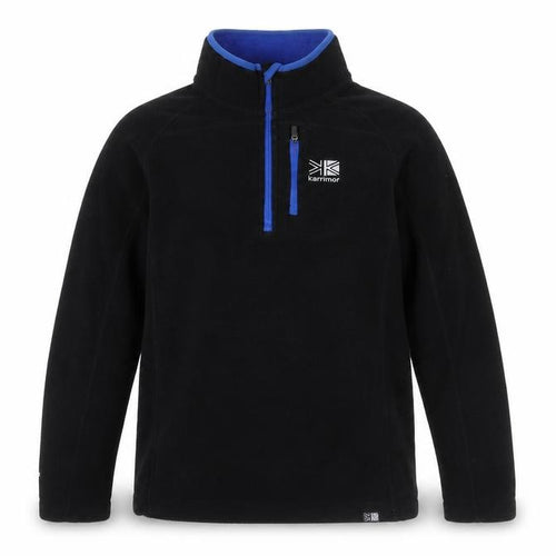 Karrimor Boys Black Fleece 1/2 Zip Sweatshirt, 13 Years
