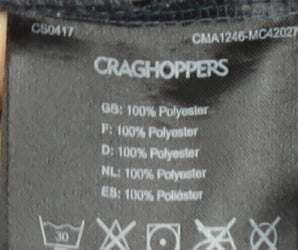 Craghoppers Men's Blue 1/2 Zip Fleece Sweatshirt M