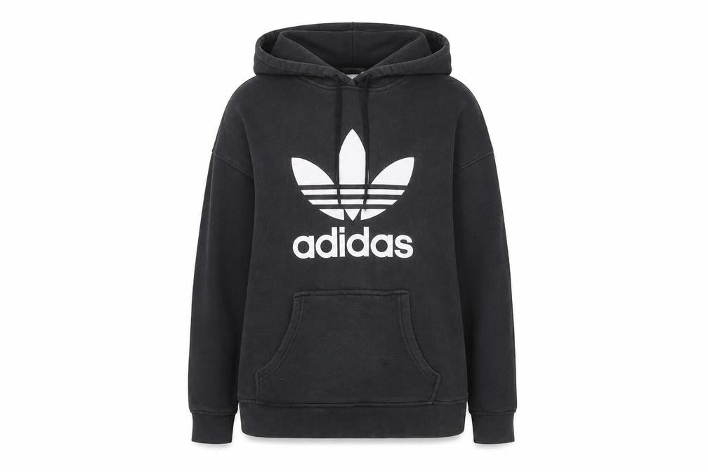 Front view of Adidas Women's Black XS Pullover Hoodie
