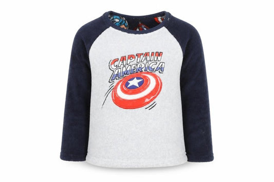 Marvel Boys Captain America Pyjama Top 4-5 Years Multicoloured
