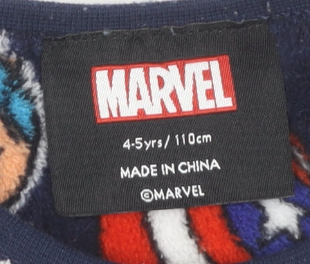 Marvel Boys Captain America Pyjama Top 4-5 Years Multicoloured