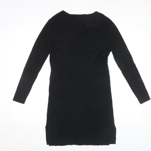 Firetrap Women's Black V-Neck Knit Dress Size 10