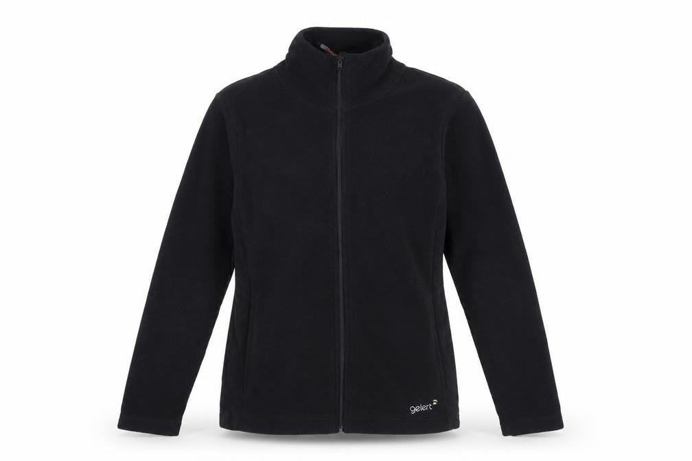Front view of Gelert Women's Black Fleece Jacket, size 10