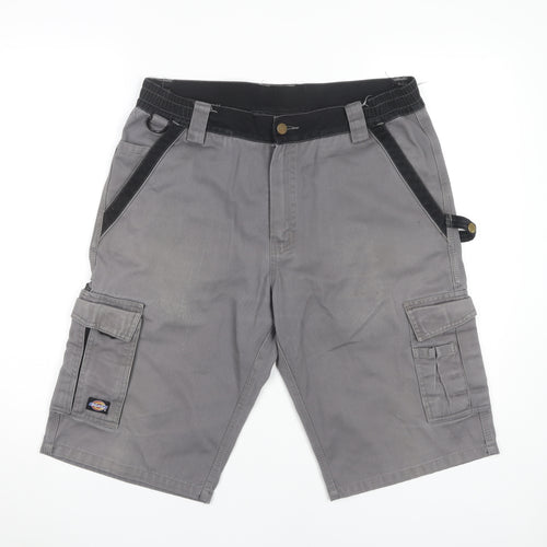 Dickies Men's Grey Cargo Shorts Size M